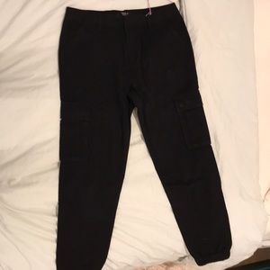 Forever 21 Black Cargo Pants